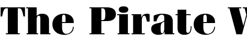 Font : ITCFenice-Ultra Custom Text : The Pirate Way Test your own text here Click to download or to view this font on a tshirt that can be custom printed in Bali