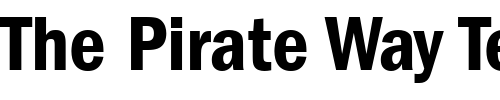 Font : ITCFranklinGothic-DemiCondensed Custom Text : The Pirate Way Test your own text here Click to download or to view this font on a tshirt that can be custom printed in Bali