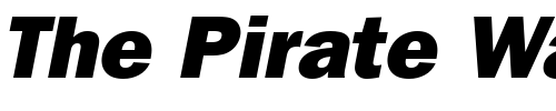 Font : ITCFranklinGothic-Heavy-Oblique Custom Text : The Pirate Way Test your own text here Click to download or to view this font on a tshirt that can be custom printed in Bali