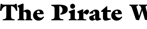 Font : ITCGalliard-Ultra Custom Text : The Pirate Way Test your own text here Click to download or to view this font on a tshirt that can be custom printed in Bali