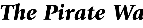 Font : ITCGiovanni-Black-Italic Custom Text : The Pirate Way Test your own text here Click to download or to view this font on a tshirt that can be custom printed in Bali