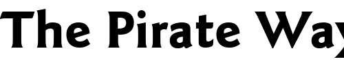 Font : ITCGoudySans-Bold Custom Text : The Pirate Way Test your own text here Click to download or to view this font on a tshirt that can be custom printed in Bali