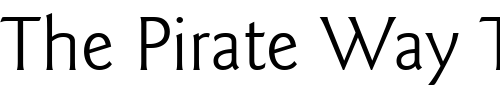Font : ITCGoudySans-Book Custom Text : The Pirate Way Test your own text here Click to download or to view this font on a tshirt that can be custom printed in Bali