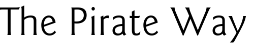 Font : ITCGoudySans-Light Custom Text : The Pirate Way Test your own text here Click to download or to view this font on a tshirt that can be custom printed in Bali