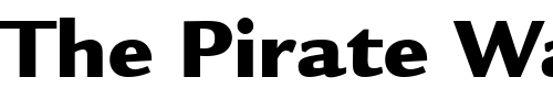 Font : ITCLegacySans-Ultra Custom Text : The Pirate Way Test your own text here Click to download or to view this font on a tshirt that can be custom printed in Bali