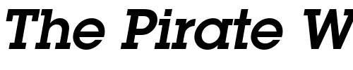Font : ITCLubalinGraph-Demi-Oblique Custom Text : The Pirate Way Test your own text here Click to download or to view this font on a tshirt that can be custom printed in Bali