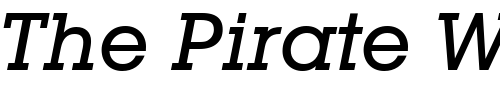 Font : ITCLubalinGraph-MediumOblique Custom Text : The Pirate Way Test your own text here Click to download or to view this font on a tshirt that can be custom printed in Bali