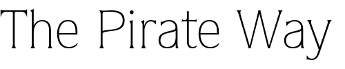 Font : ITCQuorum-Light Custom Text : The Pirate Way Test your own text here Click to download or to view this font on a tshirt that can be custom printed in Bali