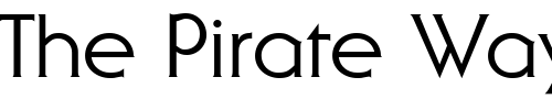 Font : ITCSerifGothic Custom Text : The Pirate Way Test your own text here Click to download or to view this font on a tshirt that can be custom printed in Bali