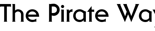 Font : ITCSerifGothic-Bold Custom Text : The Pirate Way Test your own text here Click to download or to view this font on a tshirt that can be custom printed in Bali