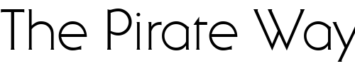 Font : ITCSerifGothic-Light Custom Text : The Pirate Way Test your own text here Click to download or to view this font on a tshirt that can be custom printed in Bali