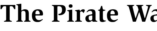 Font : ITCSlimbach-Bold Custom Text : The Pirate Way Test your own text here Click to download or to view this font on a tshirt that can be custom printed in Bali