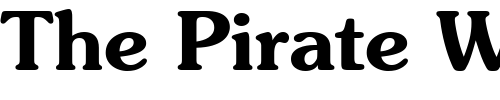 Font : ITCSouvenir-Demi Custom Text : The Pirate Way Test your own text here Click to download or to view this font on a tshirt that can be custom printed in Bali