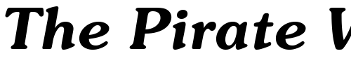 Font : ITCSouvenir-Demi-Italic Custom Text : The Pirate Way Test your own text here Click to download or to view this font on a tshirt that can be custom printed in Bali