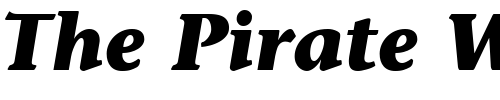 Font : ITCStoneInformal-Bold-Italic Custom Text : The Pirate Way Test your own text here Click to download or to view this font on a tshirt that can be custom printed in Bali