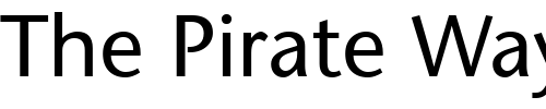 Font : ITCStoneSans Custom Text : The Pirate Way Test your own text here Click to download or to view this font on a tshirt that can be custom printed in Bali