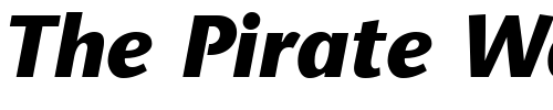 Font : ITCStoneSans-Bold-Italic Custom Text : The Pirate Way Test your own text here Click to download or to view this font on a tshirt that can be custom printed in Bali