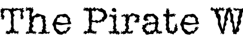 Font : Ice_Becker Custom Text : The Pirate Way Test your own text here Click to download or to view this font on a tshirt that can be custom printed in Bali