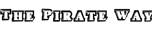 Font : Icebox-Art-Staggered-Regular Custom Text : The Pirate Way Test your own text here Click to download or to view this font on a tshirt that can be custom printed in Bali