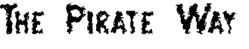 Font : Ich-Bins Custom Text : The Pirate Way Test your own text here Click to download or to view this font on a tshirt that can be custom printed in Bali