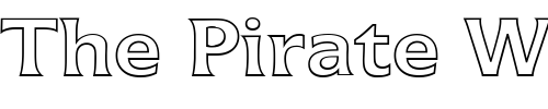Font : Icone-LT-Bold-Outline Custom Text : The Pirate Way Test your own text here Click to download or to view this font on a tshirt that can be custom printed in Bali