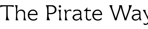 Font : Icone-LT-Light Custom Text : The Pirate Way Test your own text here Click to download or to view this font on a tshirt that can be custom printed in Bali
