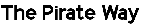 Font : IdentikalSans-Bold Custom Text : The Pirate Way Test your own text here Click to download or to view this font on a tshirt that can be custom printed in Bali