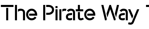Font : IdentikalSans-Stencil Custom Text : The Pirate Way Test your own text here Click to download or to view this font on a tshirt that can be custom printed in Bali