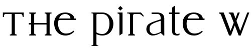 Font : Idiosynoptium Custom Text : The Pirate Way Test your own text here Click to download or to view this font on a tshirt that can be custom printed in Bali