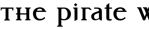 Font : Idiosynoptium-ExtraBold Custom Text : The Pirate Way Test your own text here Click to download or to view this font on a tshirt that can be custom printed in Bali