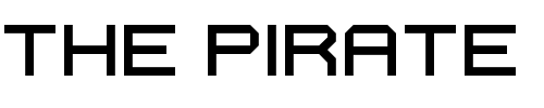 Font : Ignis-et-Glacies--Extra-Sharp Custom Text : The Pirate Way Test your own text here Click to download or to view this font on a tshirt that can be custom printed in Bali