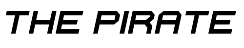 Font : Ignis-et-Glacies-Extra-Sharp-BoldItalic Custom Text : The Pirate Way Test your own text here Click to download or to view this font on a tshirt that can be custom printed in Bali