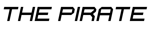 Font : Ignis-et-Glacies-Extra-Sharp-Italic Custom Text : The Pirate Way Test your own text here Click to download or to view this font on a tshirt that can be custom printed in Bali