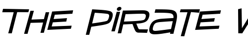 Font : IguanaLover-BTN-BoldOblique Custom Text : The Pirate Way Test your own text here Click to download or to view this font on a tshirt that can be custom printed in Bali