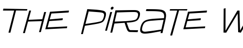 Font : IguanaLover-BTN-Lt-Oblique Custom Text : The Pirate Way Test your own text here Click to download or to view this font on a tshirt that can be custom printed in Bali