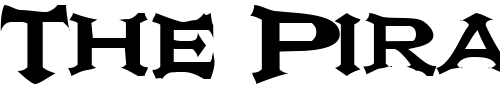 Font : Ikarus-Vulture Custom Text : The Pirate Way Test your own text here Click to download or to view this font on a tshirt that can be custom printed in Bali