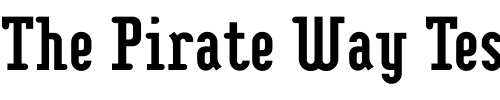 Font : Impakt-LET-Plain-1 Custom Text : The Pirate Way Test your own text here Click to download or to view this font on a tshirt that can be custom printed in Bali