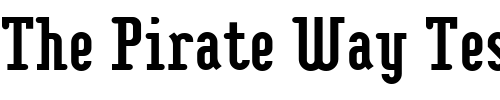 Font : Impakt-Plain Custom Text : The Pirate Way Test your own text here Click to download or to view this font on a tshirt that can be custom printed in Bali