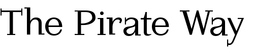 Font : ImperiumSerif Custom Text : The Pirate Way Test your own text here Click to download or to view this font on a tshirt that can be custom printed in Bali