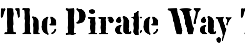 Font : Import-Regular Custom Text : The Pirate Way Test your own text here Click to download or to view this font on a tshirt that can be custom printed in Bali
