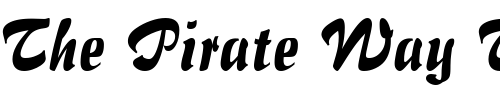 Font : Impuls-BT Custom Text : The Pirate Way Test your own text here Click to download or to view this font on a tshirt that can be custom printed in Bali