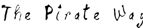 Font : InAspartame Custom Text : The Pirate Way Test your own text here Click to download or to view this font on a tshirt that can be custom printed in Bali