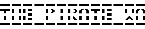 Font : Inbetween Custom Text : The Pirate Way Test your own text here Click to download or to view this font on a tshirt that can be custom printed in Bali