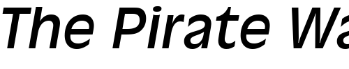 Font : Incised901-BT-Italic Custom Text : The Pirate Way Test your own text here Click to download or to view this font on a tshirt that can be custom printed in Bali