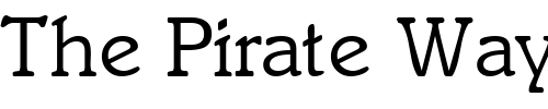 Font : InclinatSSK-Regular Custom Text : The Pirate Way Test your own text here Click to download or to view this font on a tshirt that can be custom printed in Bali
