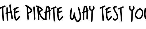 Font : IndieStar-BB Custom Text : The Pirate Way Test your own text here Click to download or to view this font on a tshirt that can be custom printed in Bali