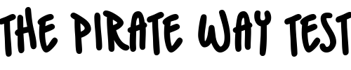 Font : IndieStar-BB-Bold Custom Text : The Pirate Way Test your own text here Click to download or to view this font on a tshirt that can be custom printed in Bali