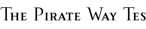 Font : IndisposeSmallCaps-Light Custom Text : The Pirate Way Test your own text here Click to download or to view this font on a tshirt that can be custom printed in Bali
