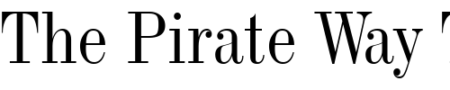 Font : Industrial-736-BT Custom Text : The Pirate Way Test your own text here Click to download or to view this font on a tshirt that can be custom printed in Bali
