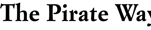 Font : ItalianGarmnd-BT-Bold Custom Text : The Pirate Way Test your own text here Click to download or to view this font on a tshirt that can be custom printed in Bali